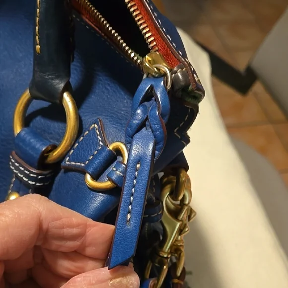 Dooney & Bourke Florentine Leather Satchel - Picture 14 of 16